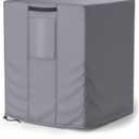 Mrrihand Central Air Conditioner Cover for Outside Units Waterproof Heavy Duty AC Unit for Outdoor Large AC Cover for Winter (26"X26"X32")-Grey (Gray)