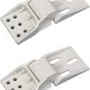 2 Pack Chest Freezer Plastic Hinge, Chest Freezer Hinge Universal, With Screw, and More Secure Smooth Operation