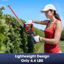 Hedge Trimmer for Milwaukee 18V Battery, Cordless Hedge Trimmer with 22'' Dual-Action Blade and Safety Lock,1600PRM, 3/5'' Cutting Width(Battery Not Included) (Red)