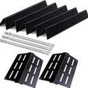 Grill Parts 7620 Flavorizer Bars for Weber Genesis E310 E320 E330 S310 S320 S330 EP310 EP330 with Porcelain-Enameled 62756 Heat Deflector 3pcs 62752 Burner Tubes for Weber Genesis 300 Series
