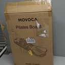 Pilates Board,Foldable Pilates Reformer Equipment with Timer, Multi-Purpose Portable Pilates Reformer Machine Home Pilates Kit for Home Workout,Fitness,Exercise,Abs (Purple)