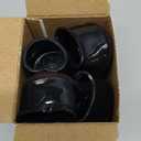 Chair Leg Floor Protectors Chair Leg Protectors for Hardwood Floors Felt Silicone Caps Strengthen Bottom Protection Anti-Scratch Reduce Noise 16 Pack Black Round Large Fit 1-3/16" to 1-5/8" (30-40mm)