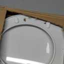 Bemis 500EC Durable Wood Toilet Seat with Easy Clean Hinges, Made in USA, Round, White