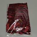 SIMISI RIBBON 24Pcs Burgundy Christmas Velvet Ribbon Bows Decorations Xmas Ornaments Vintage Decor for Tree, Wreath, Garland (3/8'' Width, 5 * 7 inch)