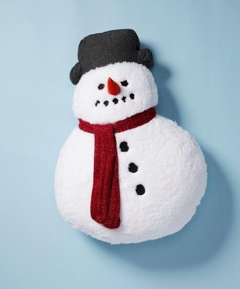 Snowman Decor Snowman Pillow Christmas Holiday