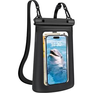 Waterproof Phone Pouch for Phone, Floating Large Capacity Dry Bag Stores Sunscreen, Sunglasses, Waterproof Bag for Beach, Swimming, Kayaking for iPhone 16 15 14 11 Pro Max & Galaxy S24 S21