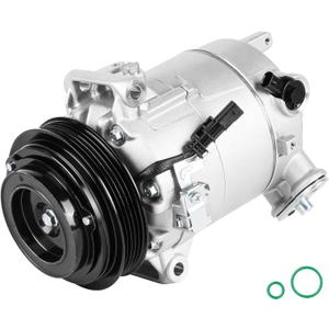 AC Compressor with A/C Clutch Fit for Chevrolet Impala 2.5L 2014-2019, Malibu 2.0L 2.5 2013-2015, Malibu Limited 2.5L 2016, Fits for Buick Regal 2.0L 2.4L 2014-2017, Terrain 2.4L 2015-2017, CO 22285C