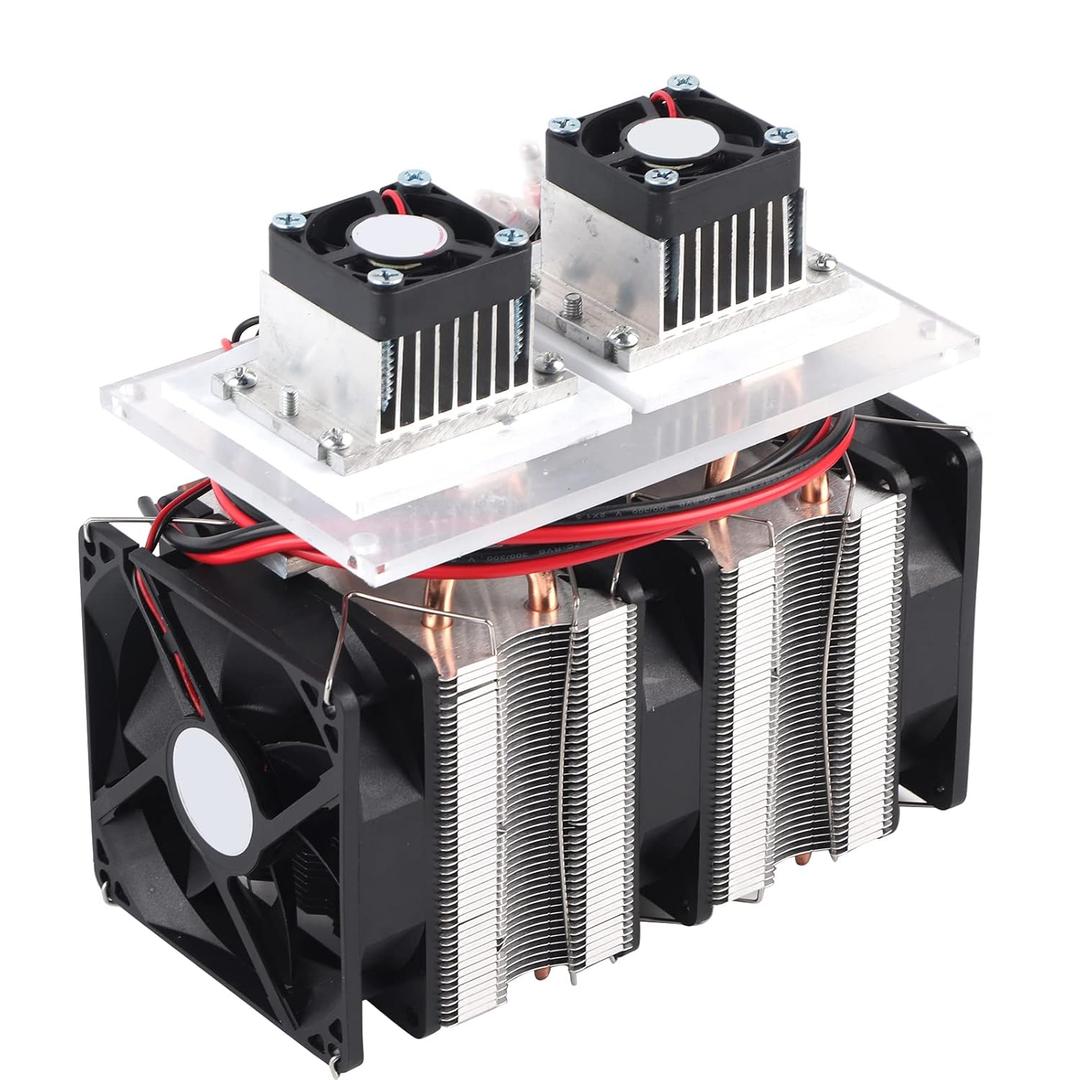 Thermoelectric Peltier Cooling Fan System with Dehumidification Function for Small Refrigerator & Air Conditioning