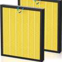 Colorfullife Vital 200S Pet Care Replacement Parts for LEVOIT Vital 200S and 200S-P, 200S-RF-PA (LRF-V201-YUS), 2 Pack, Yellow