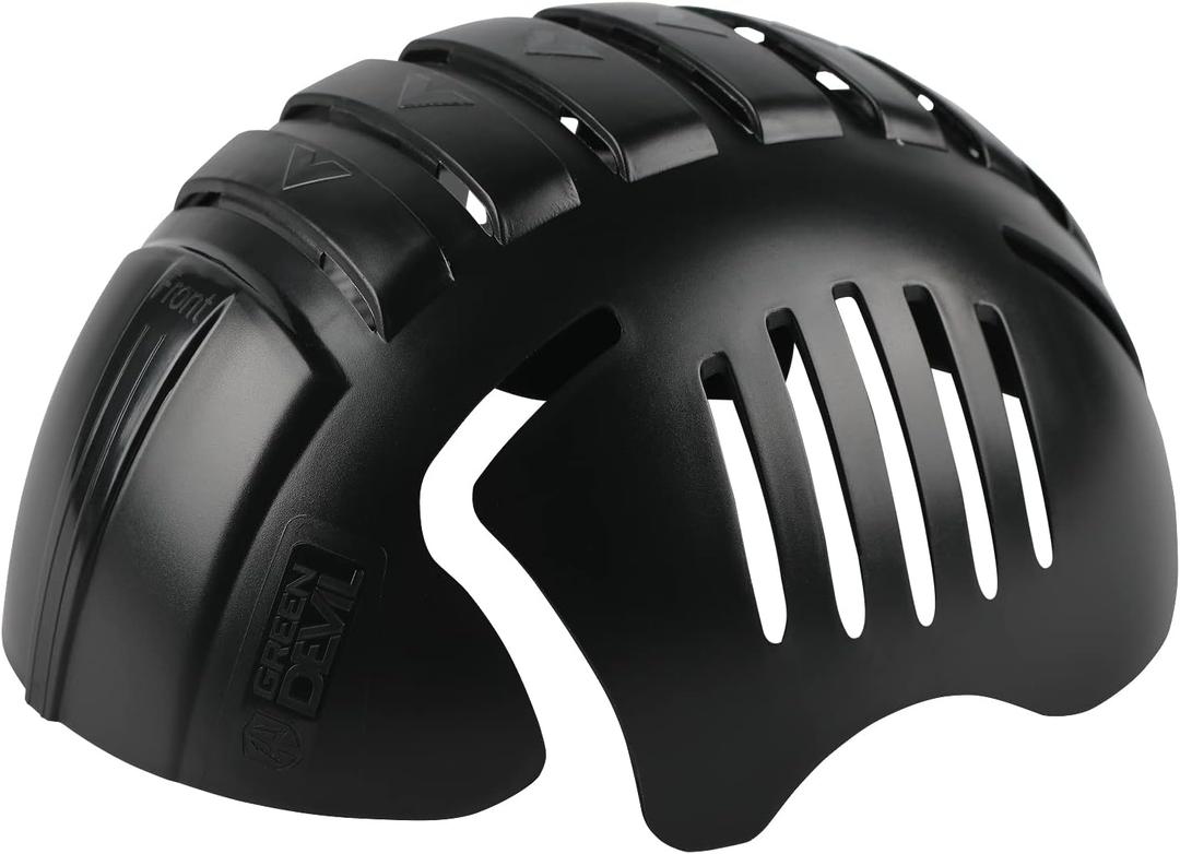 GREEN DEVIL Universal Bump Cap Insert for Baseball Caps Vented Lightweight Safety Bump Hat Insert for Men Women1Pack Black (One Size)