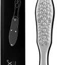 BEZOX Professional Foot File Callus Remover, Double Sided Pedicure Rasp for Cracked Heel and Dead Foot Skin - Heavy Duty Surgical Grade Stainless Steel - W/Cloth Storage Bag & Gift Box