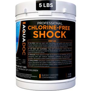 Aquadoc Non-Chlorine Spa Shock for Hot Tub - Chlorine Free Treatment & Enhanced Shock to Assist Bromine - Suitable Oxidizer - 5lbs
