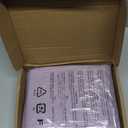 Amazon Basics Lightweight Breathable Ultra-Soft Wrinkle-Free Microfiber 4-Piece Bed Sheet Set with 14-Inch Deep Pockets, Full, Frosted Lavender, Solid