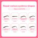 2 x 12 PCS Eyebrow Razor, Face Razors for Women and Men, Grooming Exfoliating Dermaplaning Tool for Face, Women Facial Hair Remover with Cover, Multipurpose Eyebrow Trimmer Shaper (red)