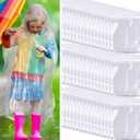 100 Pcs Disposable Rain Ponchos Bulk for Kids Emergency Ponchos with Hood Plastic Raincoat for Girls Boys Traveling Camping Hiking Amusement Parks Outdoors Activities