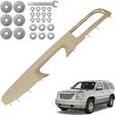 80995 Front-Right Passenger Side Armrest - Repair Compatible with Chevy Silverado Avalanche Tahoe Suburban & GMC Sierra Yukon 2010-2014, Door Release Handle Above Armrest - GM# 84127282 (27In - Tan)