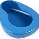 ONEDONE Bedpan for Elderly Females Heavy Duty Bed Pans for Elderly Men Women Thick Large Bedpans for Bedridden Patient Hospital Home Bed Pan Emergency Device (Blue)