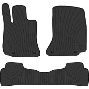 Floor Mats Custom Fit Mercedes Benz-C Class Sedan Only 2022-2025 2026 W206 S206 Rubber Full Black Car Liners All Weather Odorless