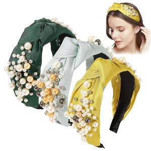Ivyu Headbands for Women Head Bands - 4 Diademas Para Mujer De Moda Padded Hair Accessories Hairbands for Girls No Slip Fashion Cute Headband Gift for Women