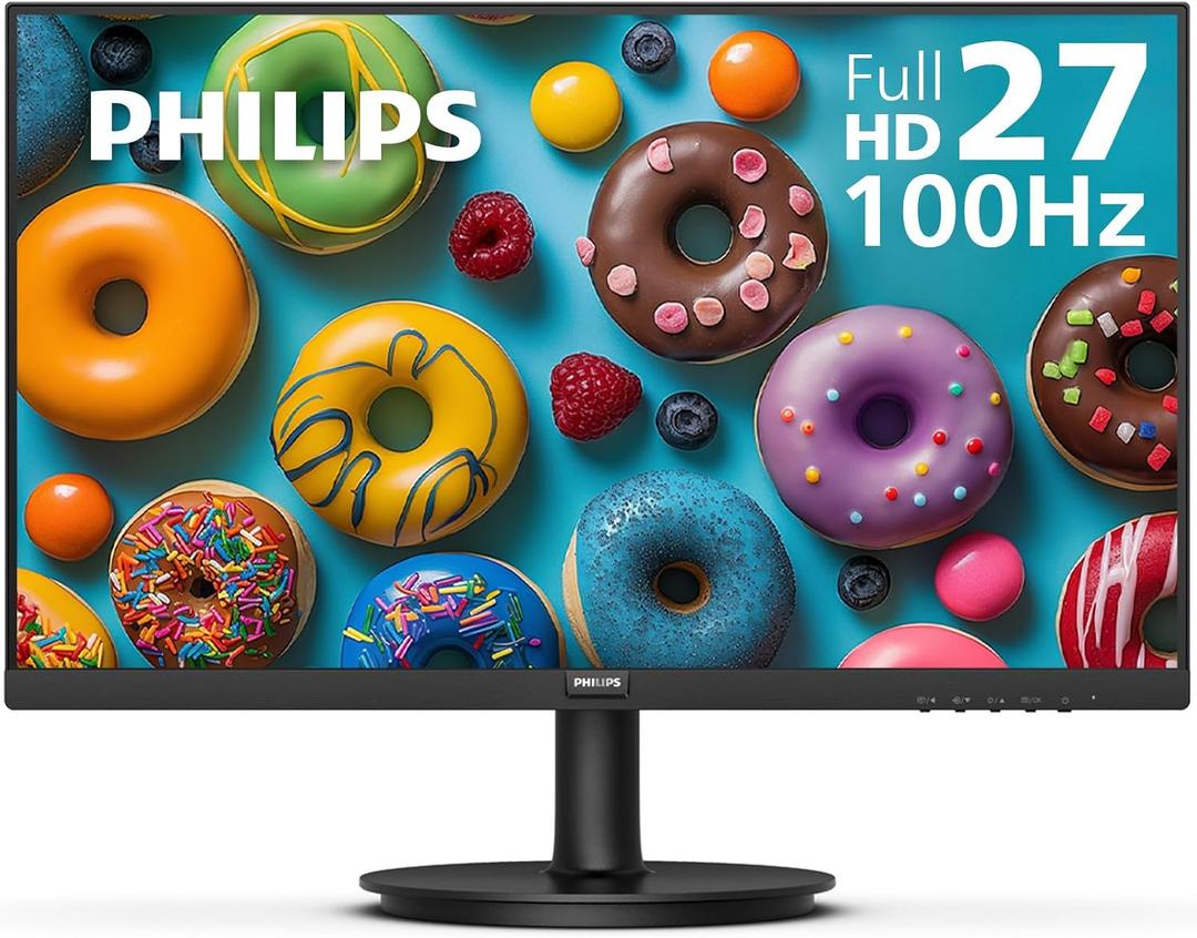 Philips 271V8LB 27" Framless Full HD (1920 x 1080) 100Hz Monitor, VESA, HDMI x 1, VGA Port x1, Eye Care