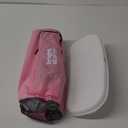 Bright Starts Pop 'N Sit Portable Booster, Indoor/Outdoor Use, Floor Seat with Feeding Tray, Pink, 6 Mos - 3 Yrs
