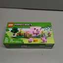 LEGO Minecraft The Baby Pig House Toy Figures and Playset - Building Minecraft Toy for Kids, Boys and Girls, Ages 7+ - Gift for Birthdays - with 2 Minifigures for Pretend Play - 21268