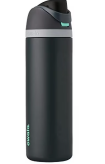 Owala FreeSip Insulated Stainless Steel Water Bottle with Straw for Sports and Travel, BPAFree, 24oz, Foggy Tide