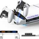 NexiGo PS5 Charging Dock Kit - Horizontal & Slim PS5, Dual Charging Station with LED Indicator