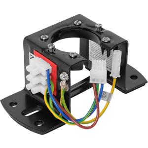 2 x Ceiling Fan Mounting Bracket with Integrated Electrical Connections, Carbon Steel Sloped Cathedral Ceiling Canopy Bracket for Living Room,Outdoor Patio,or Porch with Grounding Wire(Type A)