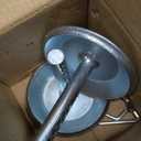 AR-PRO (2-Pack) Replacement Snow Plow Skid Shoes - Replaces Part ATV UTV Polaris K-Plow Nos 2205071 and 2208864 - Hardened Steel Snow Plow Non-Slip Base - with Quick-Release Cotter Pins (Silver)