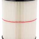 2pk Wet Dry Vac Hepa Filter for Craftsman 6/9/10/12/16/20 Gallon CMXEVBE17590, CMXEVBE17594, CMXEVBE17595, CMXEVBE17155, CMXEVBE17925, CMXEVBE17596, CMXEVBE17584, CMXEVBE17656 Shop Vacuum Replacement