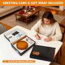 Christmas Paper Towel Holder - Snowman Winter Xmas Kitchen Countertop Bathroom Decor - Xmas Gifts for Women, 3D Cute Decorations