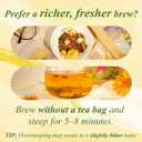 WT WEETEE Dandelion Wolfberry Tea Bags 200g 60-80 Cup, 7 Natural Herbal Ingredients Goji Berry Chrysanthemum Cassia Seed, Wolfberry & Dandelion Herbal Tea (20 Count (Pack of 1))