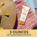 Aveeno Protect + Hydrate Moisturizing Body Sunscreen Lotion with Broad Spectrum SPF 60 & Prebiotic Oat, Weightless & Refreshing Feel, Paraben-Free, Oil-Free, Oxybenzone-Free, 3.0 fl. oz | Moisturizing, Body, Prebiotic Oat, Weightless, Refreshing Feel