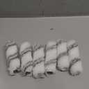 Amazon Basics Microfiber Paint Roller Covers for Painting Walls, Smooth Finish, Washable, 9" x 3/8", 6-Pack