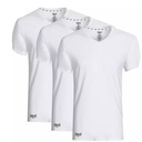 Everlast Men’s 3 Pack V-Neck Essential Undershirt Tagless Breathable Mens T Shirt, Size Small