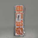 L LIKED 200 Raffle Tickets, 50/50 Double Roll Tickets for Event, Raffles, Carnival, Door Prizes and Class Reward (Orange)