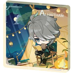 3 x GENSHIN IMPACT Offline Store Series Chibi Acrylic Ornament - Alhaitham