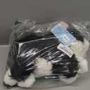 Tezituor 5Pcs Cat Stuffed Animals Set, 20 inch Large Realistic Stuffed Cat with 4 Cute Kittens Baby, Soft Black and White Ragdoll Plush Pillow for Boys Girls