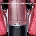 2 x 2PCS Car Seat Gap FillerGap Stopper Fill Gap Between Seat and ConsoleBuilt-in Recessed Storage OrganizerUniversal for Most Cars Trucks SUVs to Stop Things from DroppingBlack
