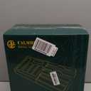 Calmbee Storage Bag Organizer - Foil & Plastic Wrap Organizer with Cutter, Kitchen Storage Compatible with Gallon, Quart, Sandwich, Snack Bags & 12" Aluminum Foil & Wax Paper, White