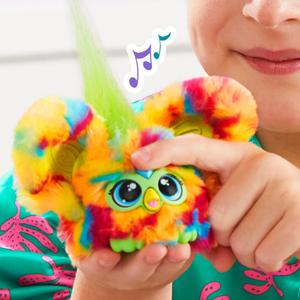 Furby Furblets Pix-Elle Mini Friend, 45+ Sounds, Gamer Music & Furbish Phrases, Electronic Plush Toys for Girls & Boys 6 Years & Up, Multicolor