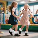 SAOROPEB Toddler Ruffle Socks, 3 Styles5 Size, Frilly Dress Socks for Girls Princess Lace Ruffles Socks Set (6-8 Years, White 3 Pairs)