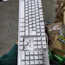 Skytech Gaming Classic K-1000 RGB Gaming Keyboard, 104 Keys USB Wired Keyboard, Customizable Chroma RGB Backlighting, 19 Anti-Ghosting Keys, Multimedia Function Keys, Support Windows 7/10/11 -White