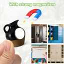 6Pcs Mini Vase Magnets for Fridge - 3D Plant Ceramic Vase Magnets with Flowers, Tiny Cute Magnetic Vases for Refrigerator Kitchen Locker Office Decoration
