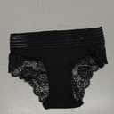 Cinvik Lace Hipster Panties No Show Sexy Curvy High Waisted Lacy Underwear for Women 6 Pack M