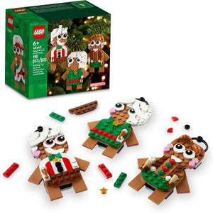 LEGO Gingerbread Ornaments - Christmas Tree Ornaments Building Set for Kids, Boys & Girls, Ages 6+ - 3 Gingerbread Decorations for Tree & Home - Gift Ideas for Kids - 40642