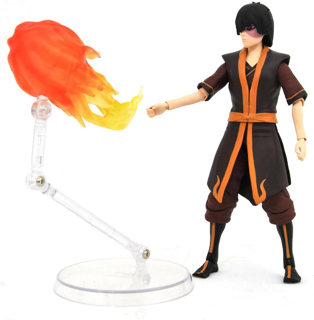 Diamond Select Toys Avatar The Last Airbender: Zuko Deluxe Action Figure, Multicolor