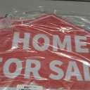 3Pcs Home For Sale Sign with Stakes,17 x 13 Inch Double Sided for Sales by Owner Yard Sign,Directional Arrow Estate Sale Signs for Home House Real Estate Yard