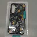 Unov Case Compatible with Galaxy S24 FE 5G with Citrus Flavors Orange Embossed Pattern Design Slim Protective Soft TPU Bumper Back Cover